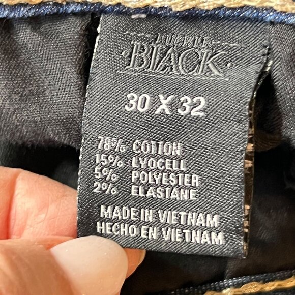 Buckle Black Mid-Rise Skinny Stretch Jeans Blue Fit 53 Distressed 30x32 Womens - Picture 11 of 16